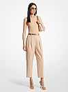 MICHAEL KORS COTTON BLEND TWILL CROPPED ΠΑΝΤΕΛΟΝΙ