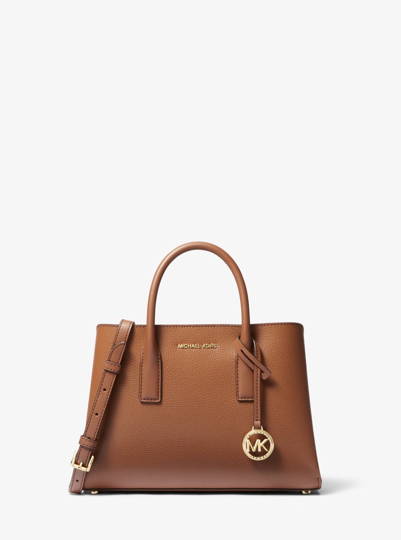 MICHAEL KORS RUTHIE SMALL PEBBLED LEATHER SATCHEL ΤΣΑΝΤΑ