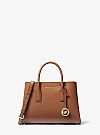 MICHAEL KORS RUTHIE SMALL PEBBLED LEATHER SATCHEL ΤΣΑΝΤΑ
