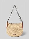 MICHAEL KORS KENDALL SMALL STRAW SHOULDER ΤΣΑΝΤΑ