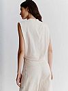 MARELLA MONOCHROME IDEALE STRETCH GEORGETTE TOP