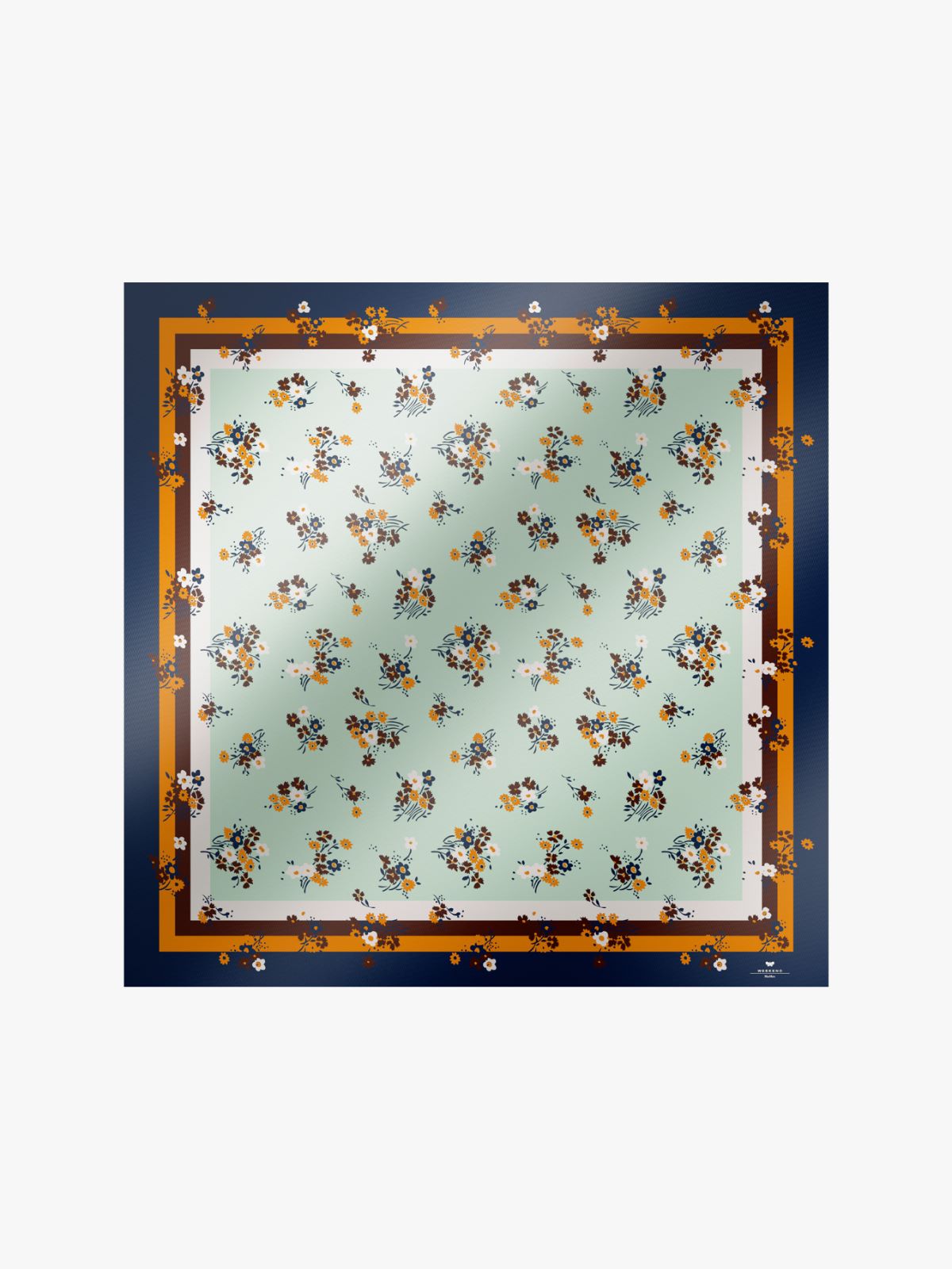 WEEKEND MAX MARA ONESTO PRINTED SILK ΜΑΝΤΗΛΙ