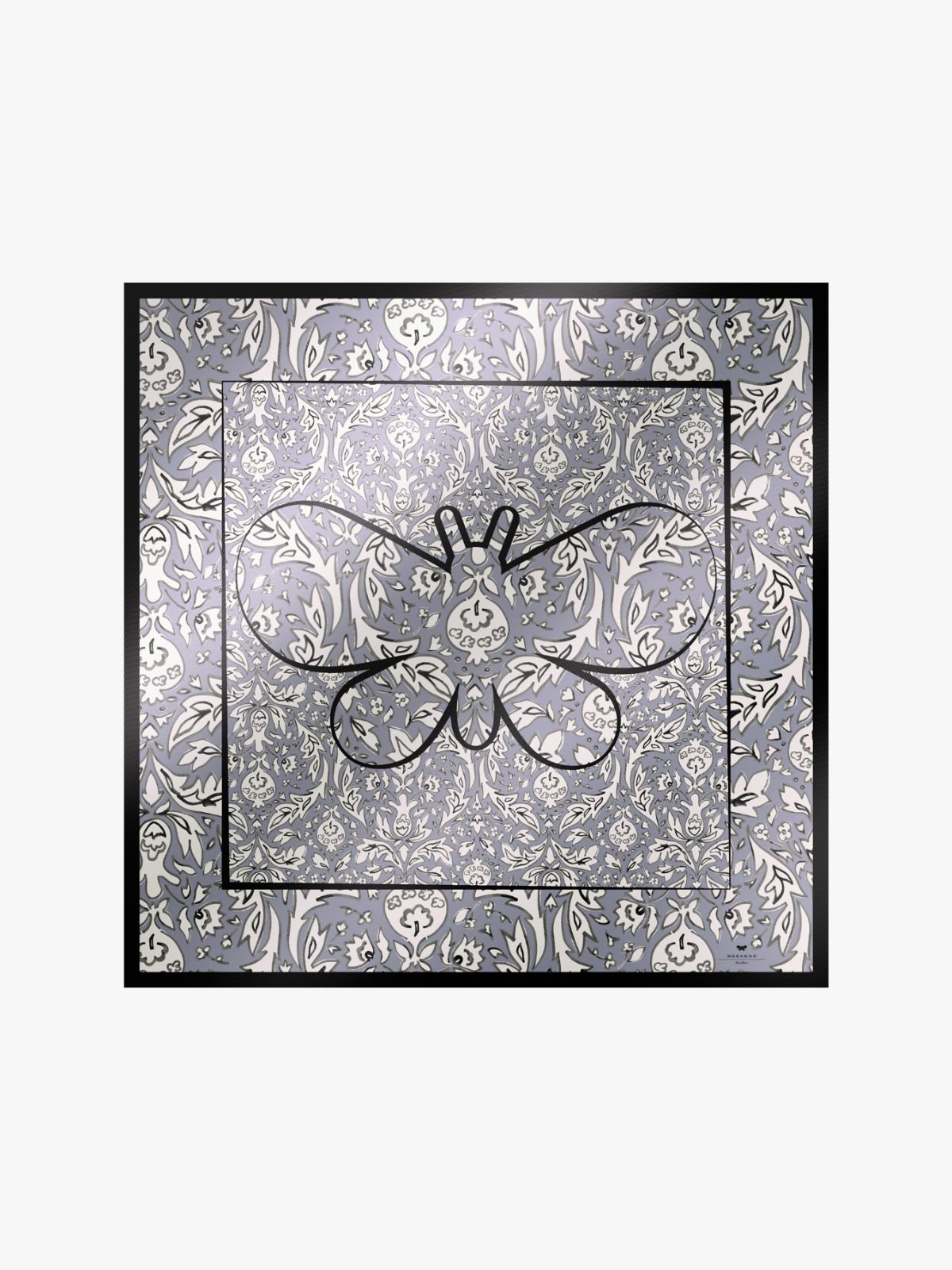 WEEKEND MAX MARA ONESTO PRINTED SILK ΜΑΝΤΗΛΙ