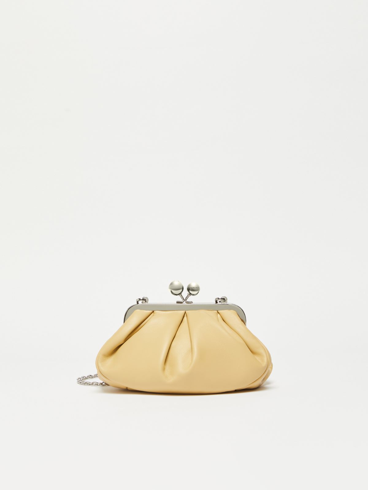 WEEKEND MAX MARA PRATI SMALL NAPPA LEATHER PASTICCINO ΤΣΑΝΤΑ