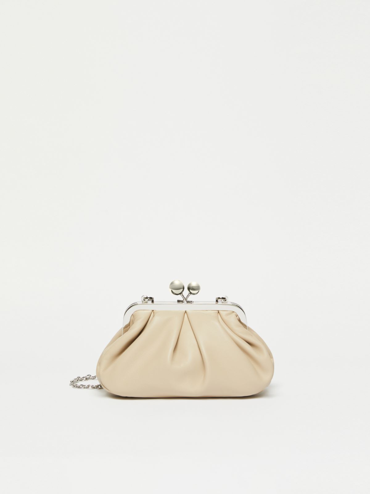 WEEKEND MAX MARA PRATI SMALL NAPPA LEATHER PASTICCINO ΤΣΑΝΤΑ
