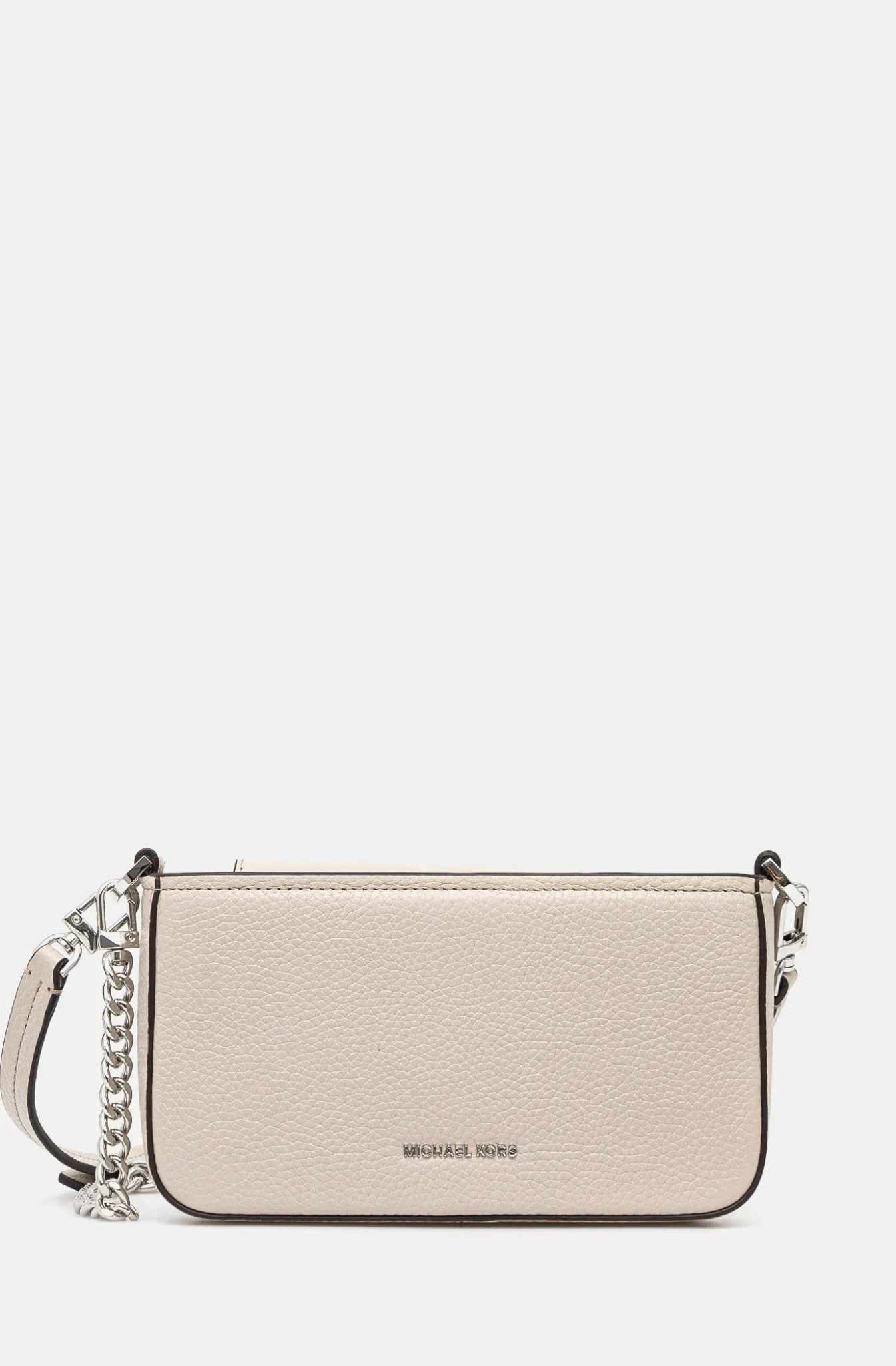 MICHAEL KORS BRYANT SMALL PEBBLED LEATHER CONVERTIBLE POUCHETTE / CROSSBODY