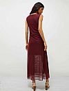 MARELLA LICIA FLARED STRETCH TULLE ΦΟΡΕΜΑ