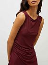MARELLA LICIA FLARED STRETCH TULLE ΦΟΡΕΜΑ