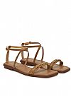 MICHAEL KORS LENA LEATHER FLAT ΠΕΔΙΛΑ