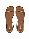MICHAEL KORS LENA LEATHER FLAT ΠΕΔΙΛΑ