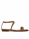 MICHAEL KORS LENA LEATHER FLAT ΠΕΔΙΛΑ