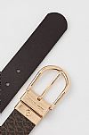 MICHAEL KORS REVERSIBLE LOGO/LEATHER ΖΩΝΗ