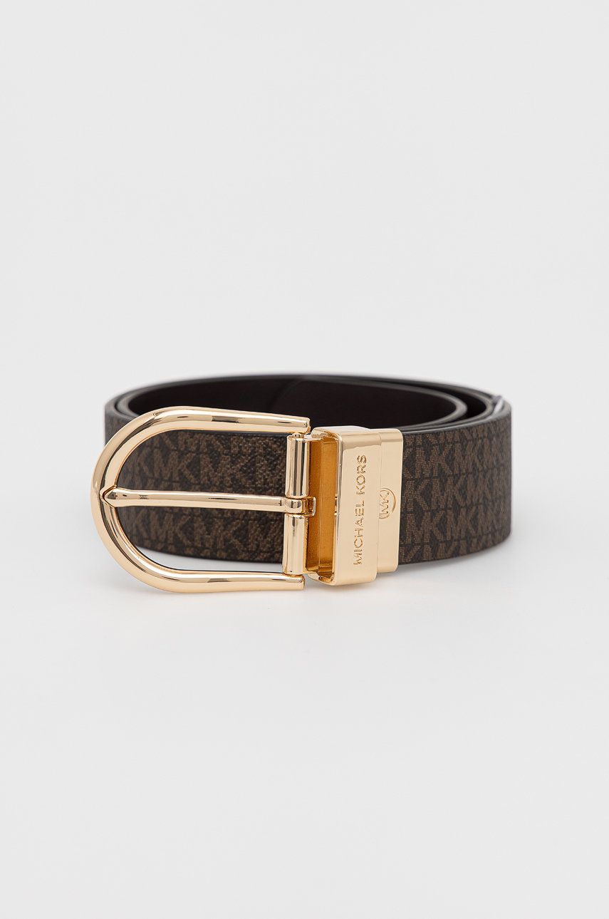 MICHAEL KORS REVERSIBLE LOGO/LEATHER ΖΩΝΗ