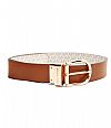 MICHAEL KORS REVERSIBLE LOGO/LEATHER ΖΩΝΗ