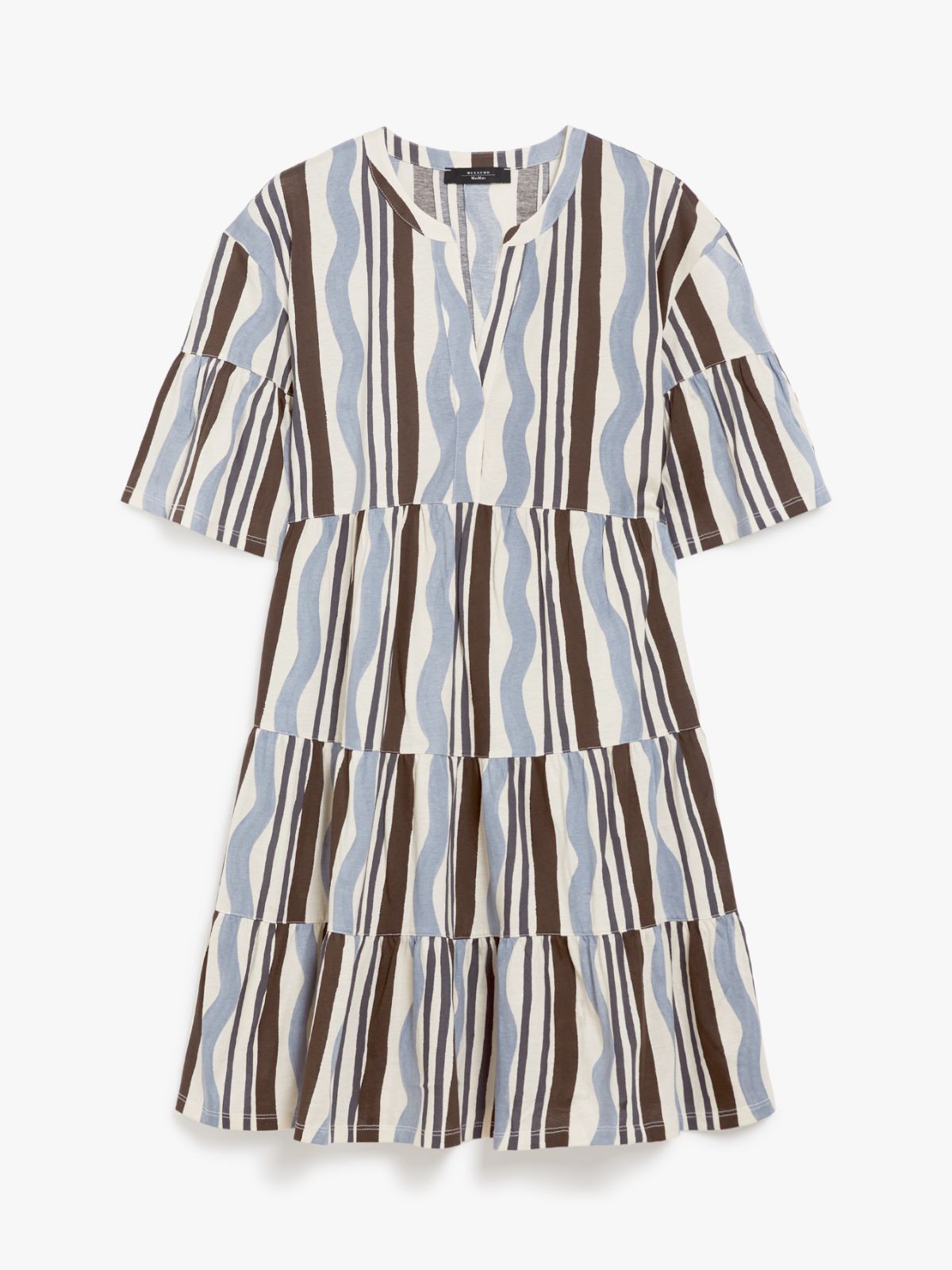WEEKEND MAX MARA ELY SHORT IN PATTERNED JERSEY ΦΟΡΕΜΑ
