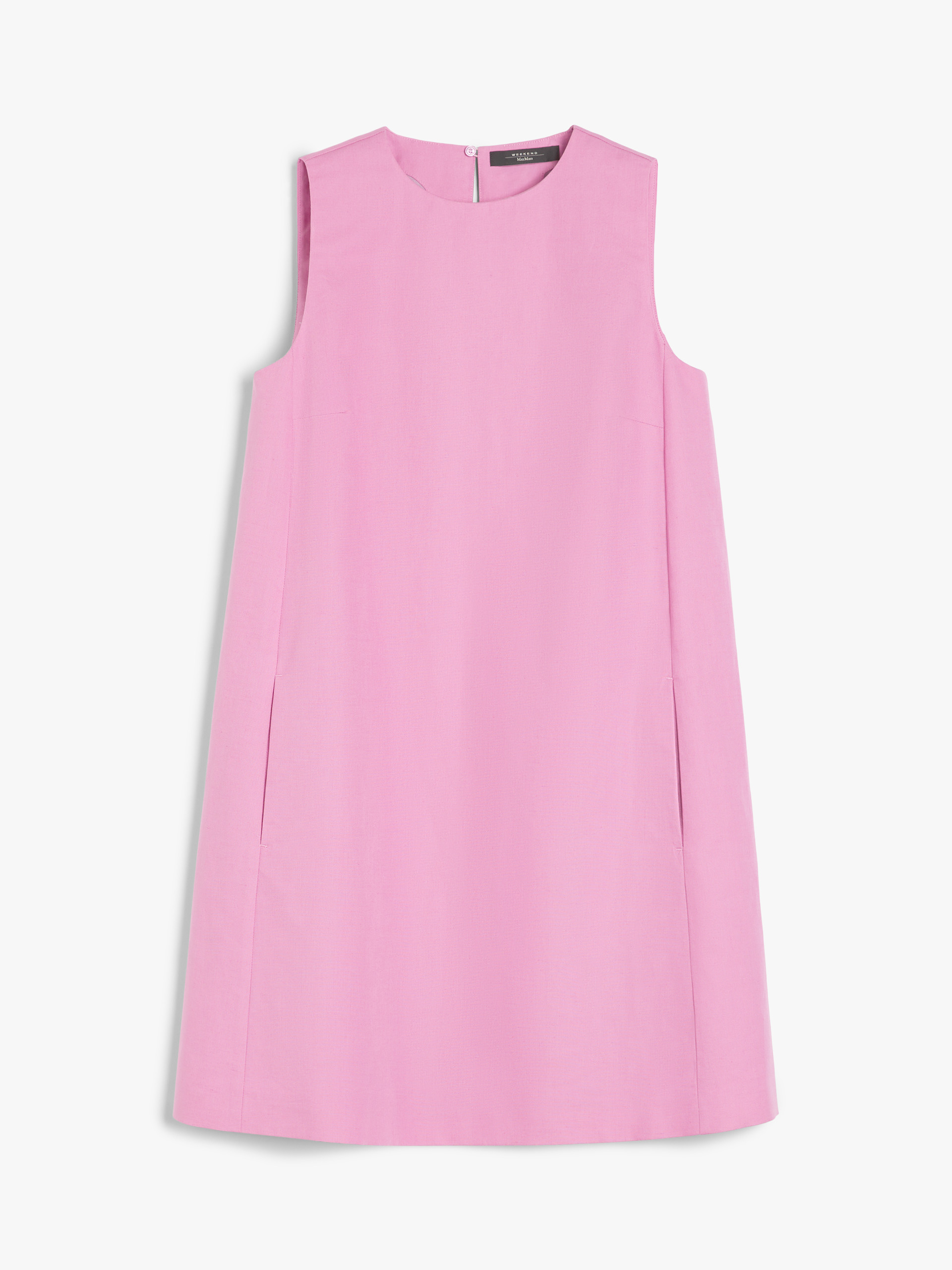 WEEKEND MAX MARA RACER COTTON AND LINEN SHORT ΦΟΡΕΜΑ