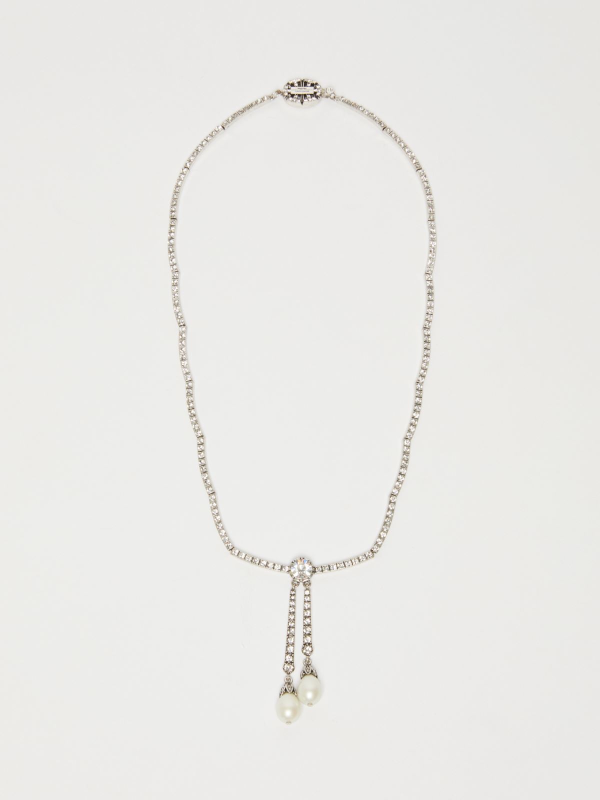 WEEKEND MAX MARA DUDA RHEINSTONE-ADORNED TENNIS ΚΟΛΙΕ