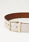 MICHAEL KORS LEATHER REVERSIBLE LOGO/LEATHER ΖΩΝΗ