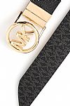 MICHAEL KORS REVERSIBLE LOGO/LEATHER ΖΩΝΗ