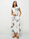 MARELLA PIER STRETCH POPLIN BELTED ΦΟΡΕΜΑ