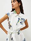 MARELLA PIER STRETCH POPLIN BELTED ΦΟΡΕΜΑ