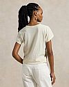 POLO RALPH LAUREN SHRUNKEN FIT JERSEY GRAPHIC T-SHIRT