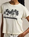 POLO RALPH LAUREN SHRUNKEN FIT JERSEY GRAPHIC T-SHIRT