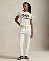 POLO RALPH LAUREN SHRUNKEN FIT JERSEY GRAPHIC T-SHIRT