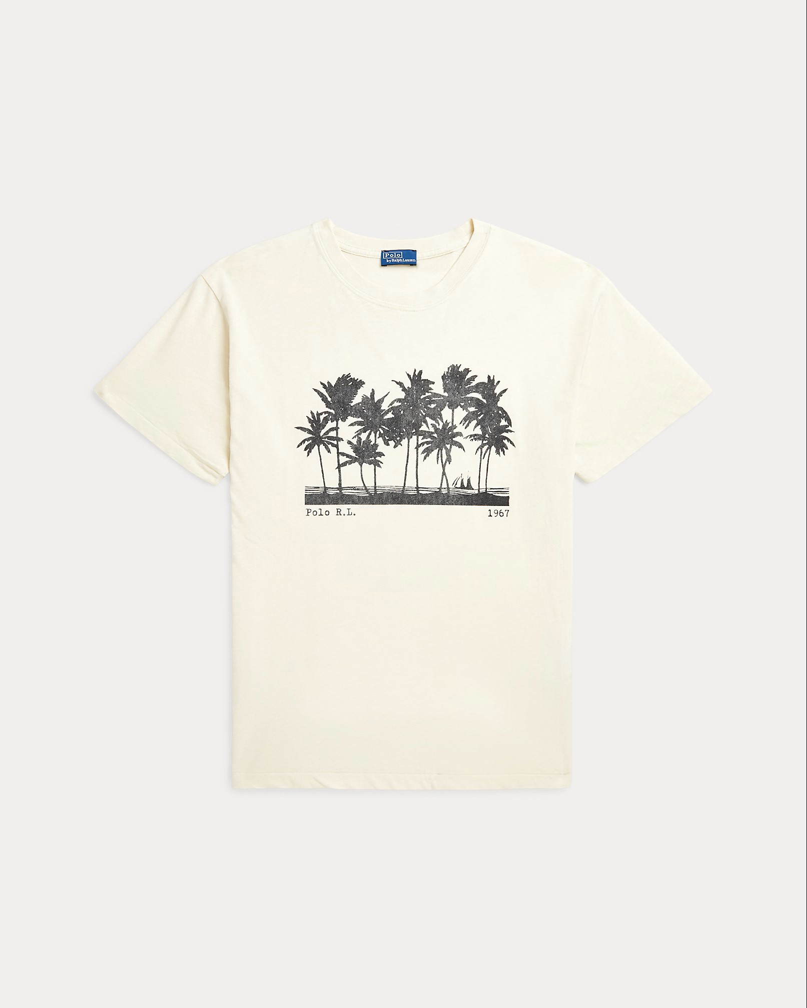 POLO RALPH LAUREN SHRUNKEN FIT JERSEY GRAPHIC T-SHIRT