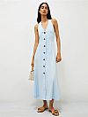 MARELLA PIOPPO SLEEVELESS STRETCH POPLIN ΦΟΡΕΜΑ