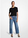MICHAEL KORS STRAIGHT-LEG STRETCH JEAN