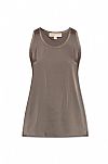 MICHAEL KORS SATIN RACERBACK TANK TOP