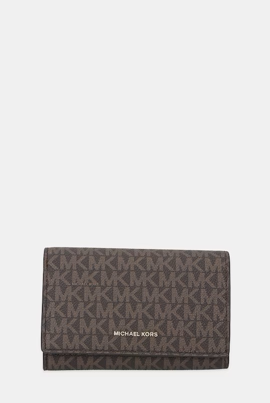 MICHAEL KORS JET SET LARGE COIN  SINGATURE LOGO ΠΟΡΤΟΦΟΛΙ