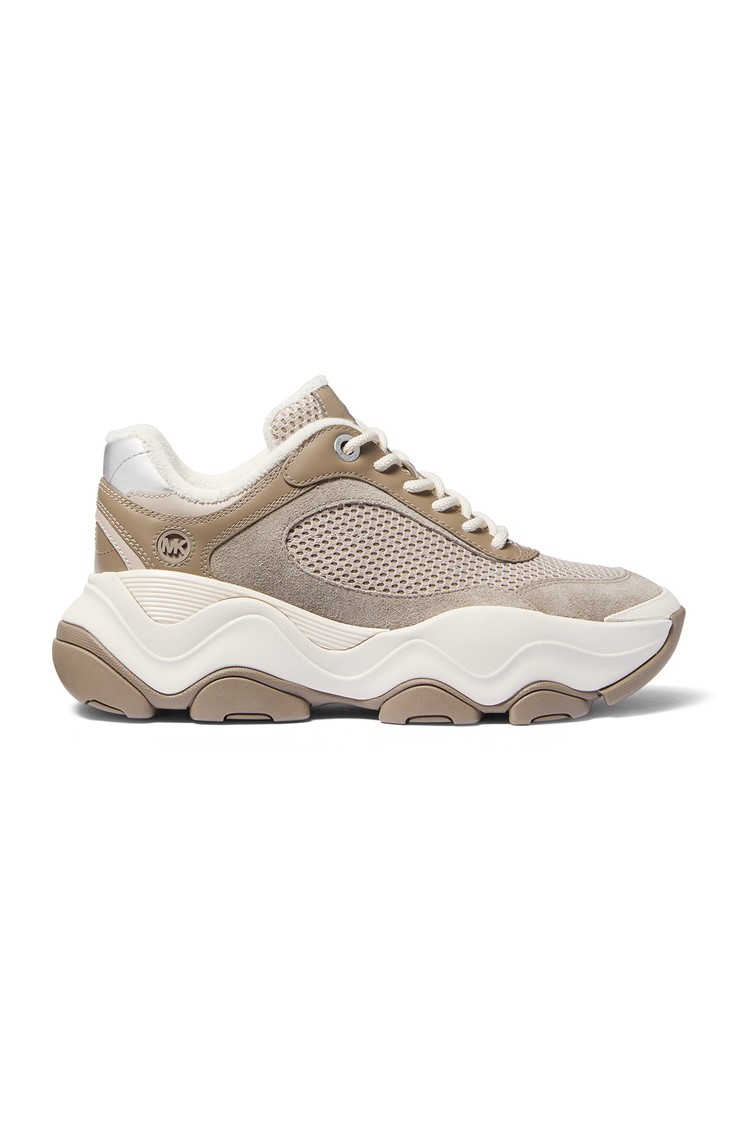 MICHAEL KORS ATLAS MESH AND SUEDE SNEAKERS