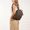 MICHAEL KORS SABLE MEDIUM SIGNATURE LOGO BACKPACK