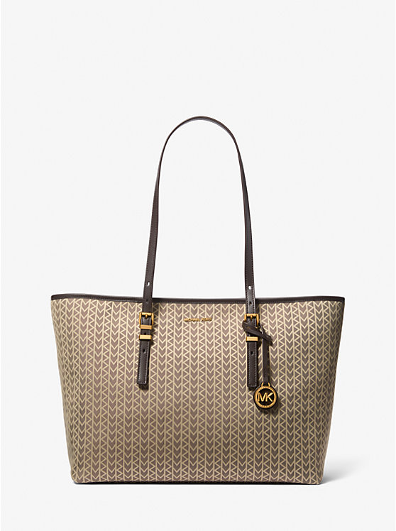 MICAEL KORS QUINN LARGE MK2000 LOGO JACQUARD TOTE ΤΣΑΝΤΑ