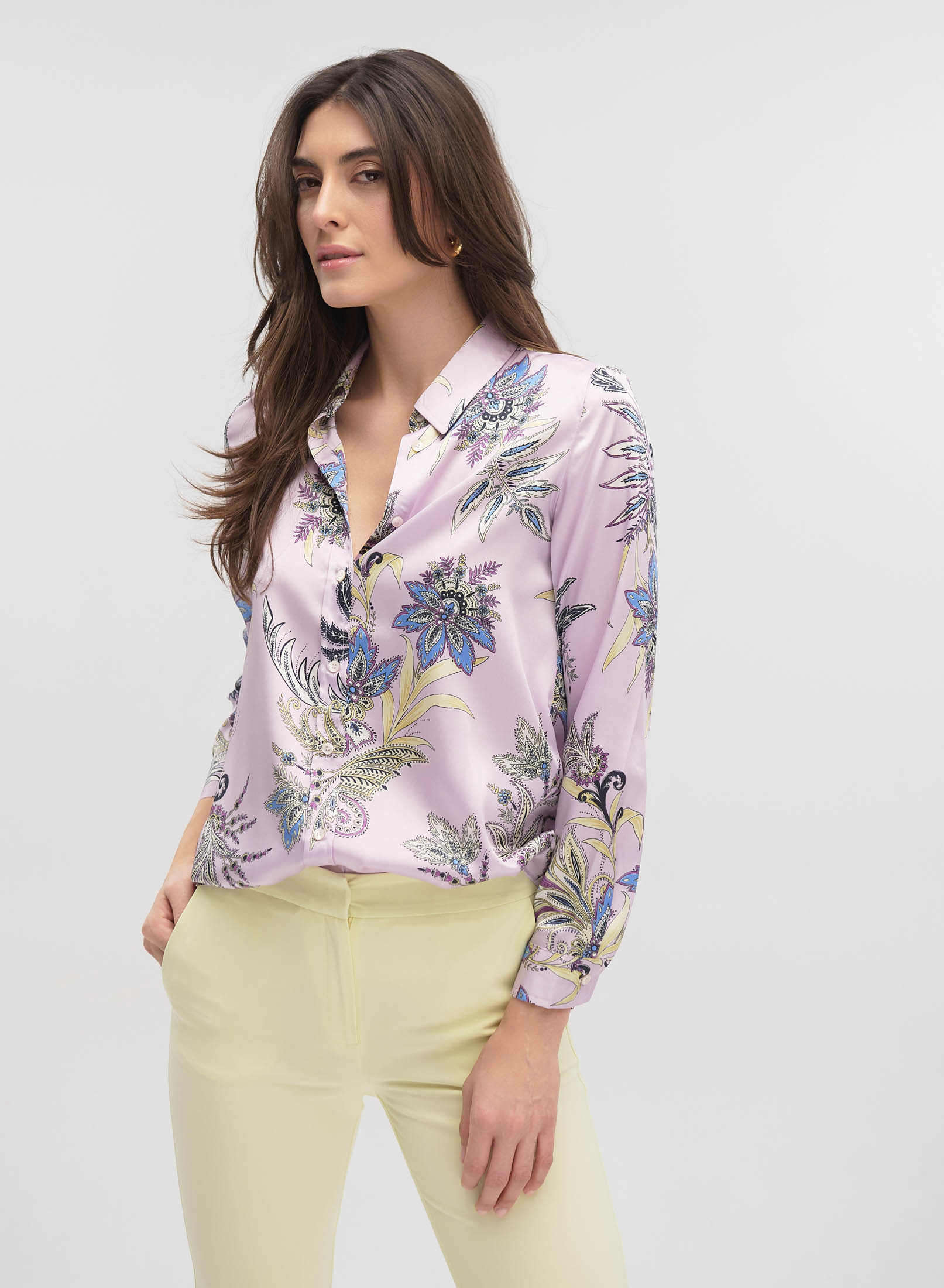 EMME MARELLA FOCE PRINTED TWILL ΠΟΥΚΑΜΙΣΟ