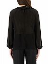 MICHAEL KORS GEORGETTE RUFFLE TOP