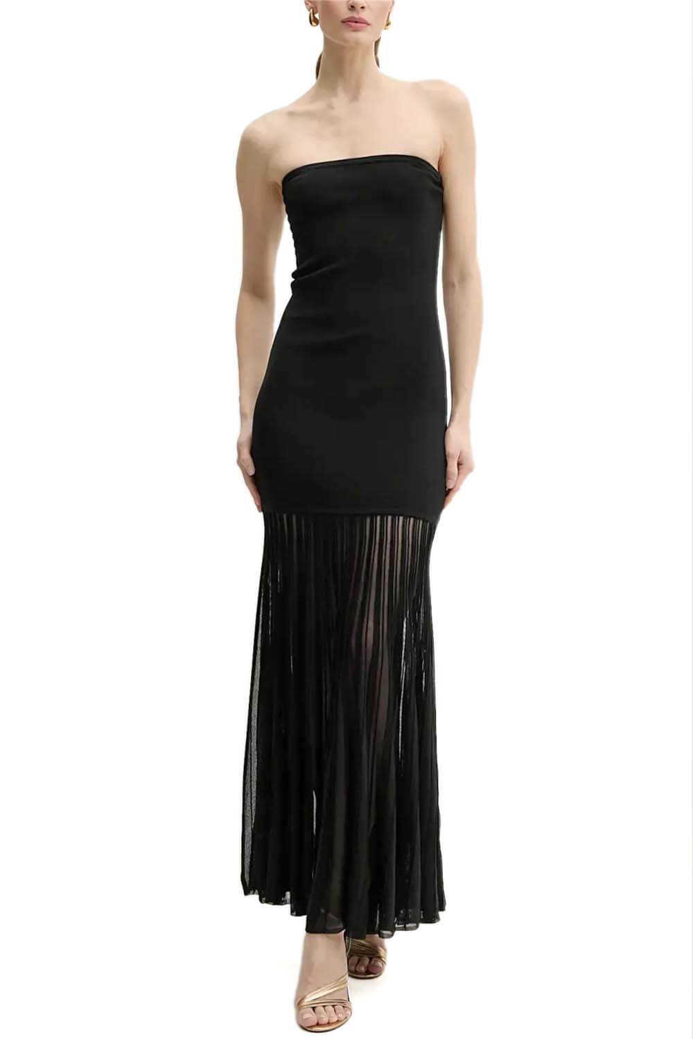 MICHAEL KORS STRETCH KNIT SHEER STRAPLESS ΦΟΡΕΜΑ