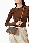 MICHAEL KORS BRYANT SMALL SIGNATURE LOGO CONVERTIBLE POUCHETTE / CROSSBODY ΤΣΑΝΤΑ