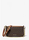 MICHAEL KORS BRYANT SMALL SIGNATURE LOGO CONVERTIBLE POUCHETTE / CROSSBODY ΤΣΑΝΤΑ