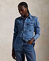 POLO RALPH LAUREN DENIM WESTERN ΠΟΥΚΑΜΙΣΟ