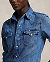 POLO RALPH LAUREN DENIM WESTERN ΠΟΥΚΑΜΙΣΟ