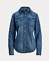 POLO RALPH LAUREN DENIM WESTERN ΠΟΥΚΑΜΙΣΟ