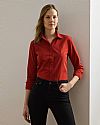 LAUREN RALPH LAUREN FEATHERWEIGHT COTTON ΠΟΥΚΑΜΙΣΟ