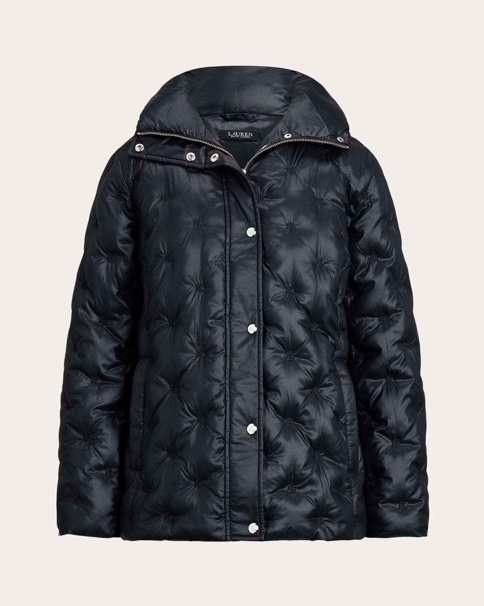 LAUREN RALPH LAUREN LOGO QUILTED FUNNELNECK ΜΠΟΥΦΑΝ