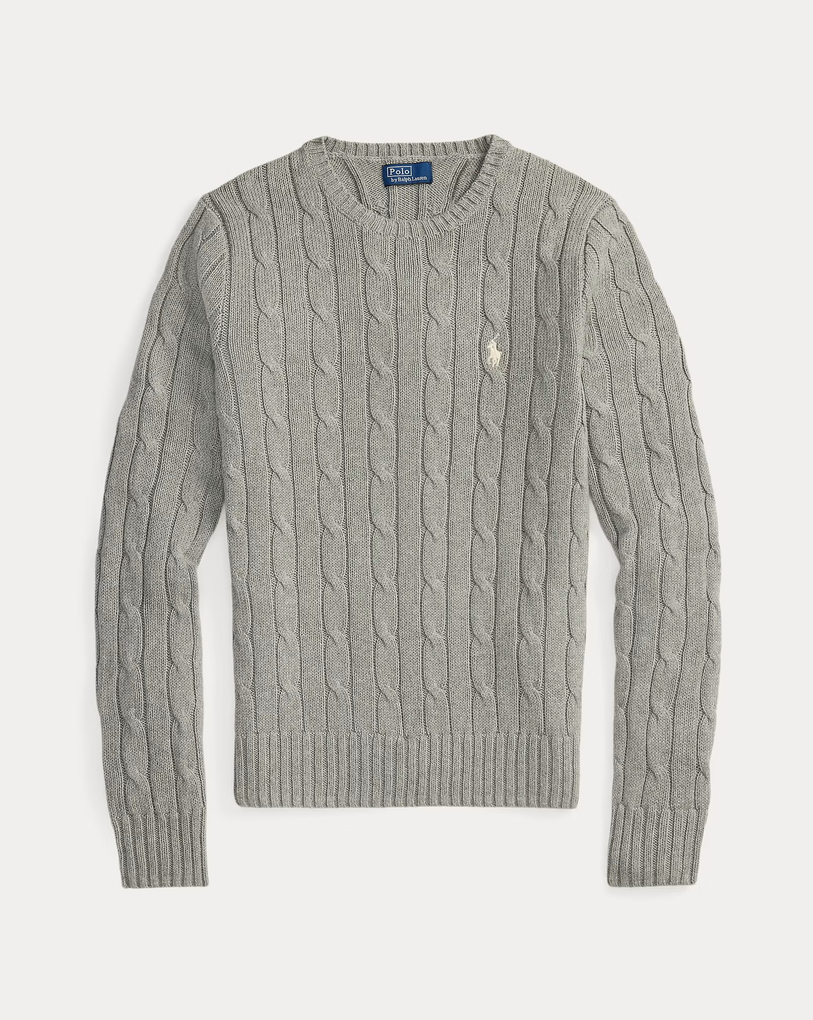 POLO RALPH LAUREN CABLE-KNIT COTTON CREWNECK ΠΛΕΚΤΟ