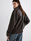 MARELLA MATRAS LEATHER PEA JACKET