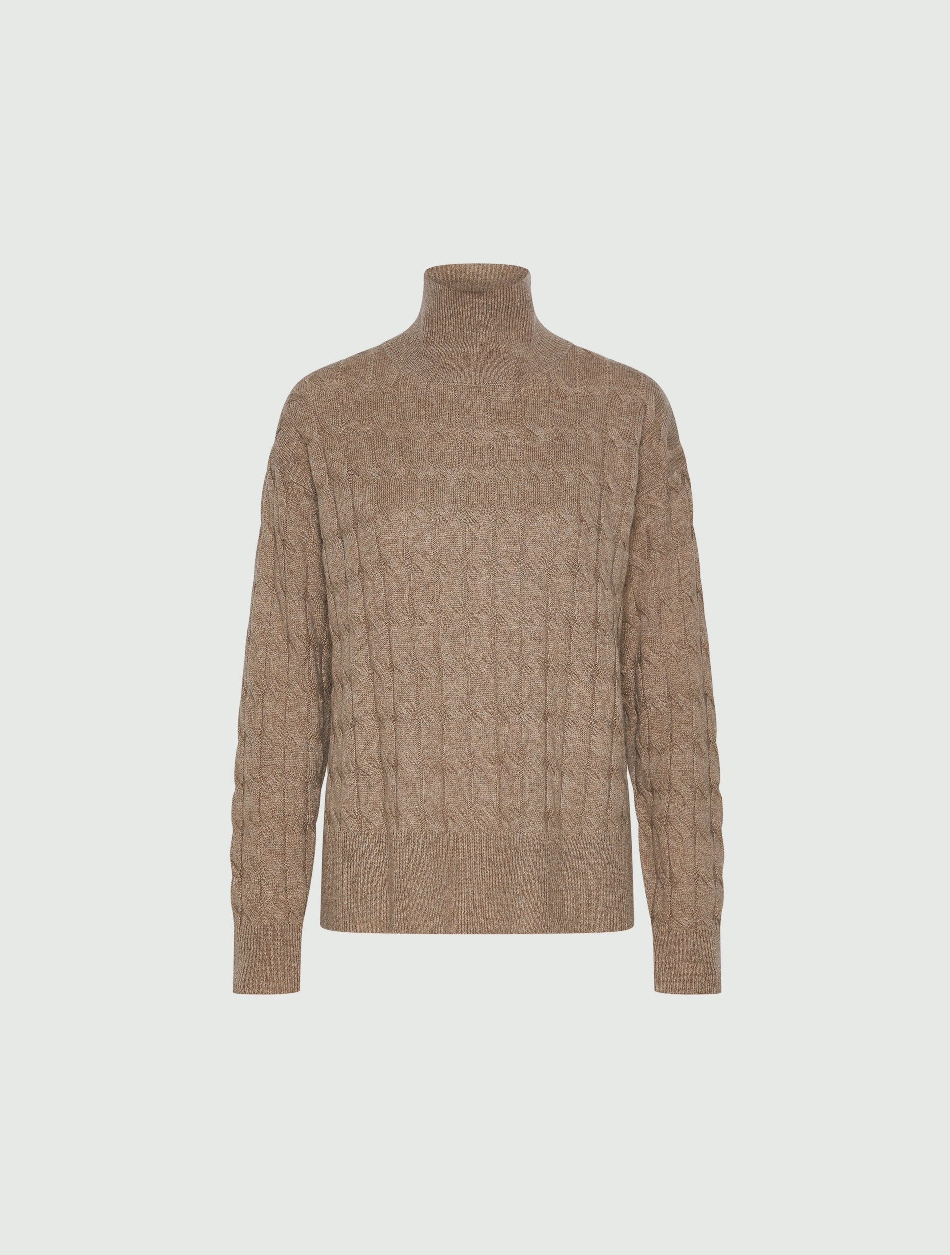 MARELLA AEREO CASHMERE-BLEND MOCK POLO-NECK ΠΛΕΚΤΟ