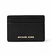MICHAEL KORS PEBBLED LEATHER CARD CASE